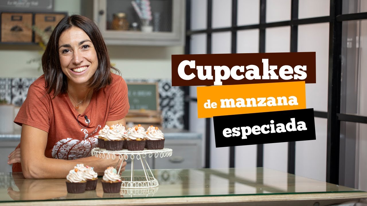 Cupcakes de manzana especiada