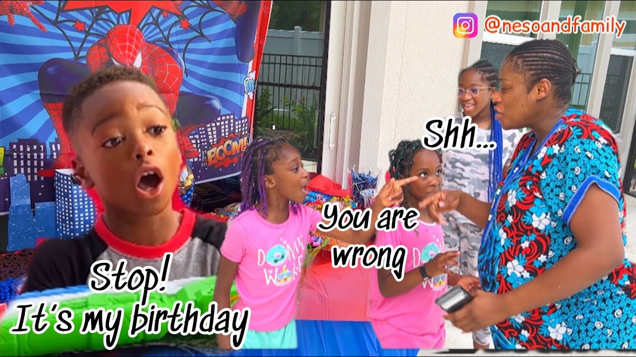 Aunty @NnekaNwogu almost RUINED his birthday. We didn’t EXPECT this!
