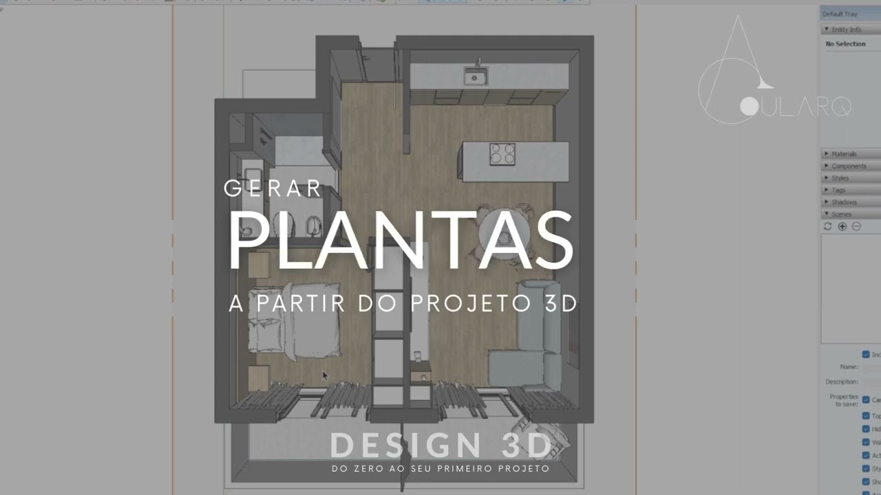 Criar Planta Baixa no SketchUp