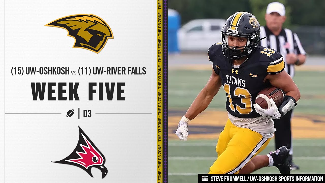 #15 UW-Oshkosh vs. #11 UW-River Falls Highlights | D3 College Football 2025
