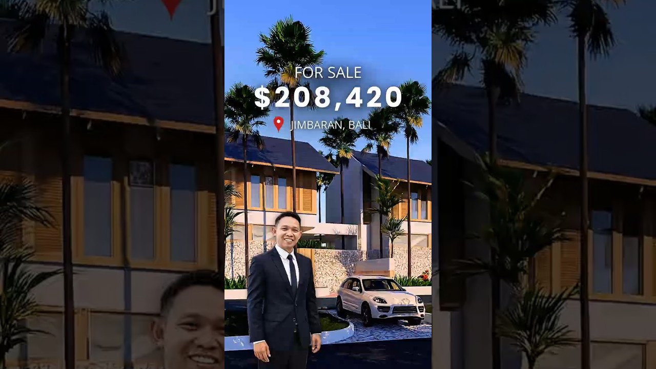 IDR 3,450,000,000 ($208,420) Luxury Tropical Villa in Jimbaran Bali