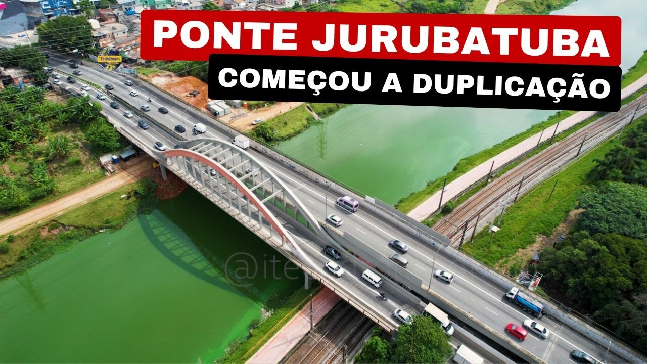 OBRAS NOVA PONTE JURUBATUBA TEM SEU TRABALHO DE EXTENSÃO FOI INICIADO E FOMOS CONFERIR