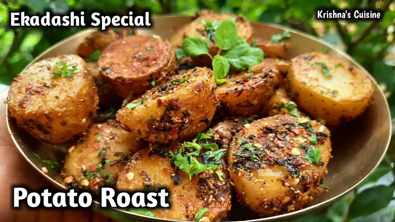 Ekadashi Special Potato Roast || Iskcon Prasad || Krishna's Cuisine #ekadashi_recipe