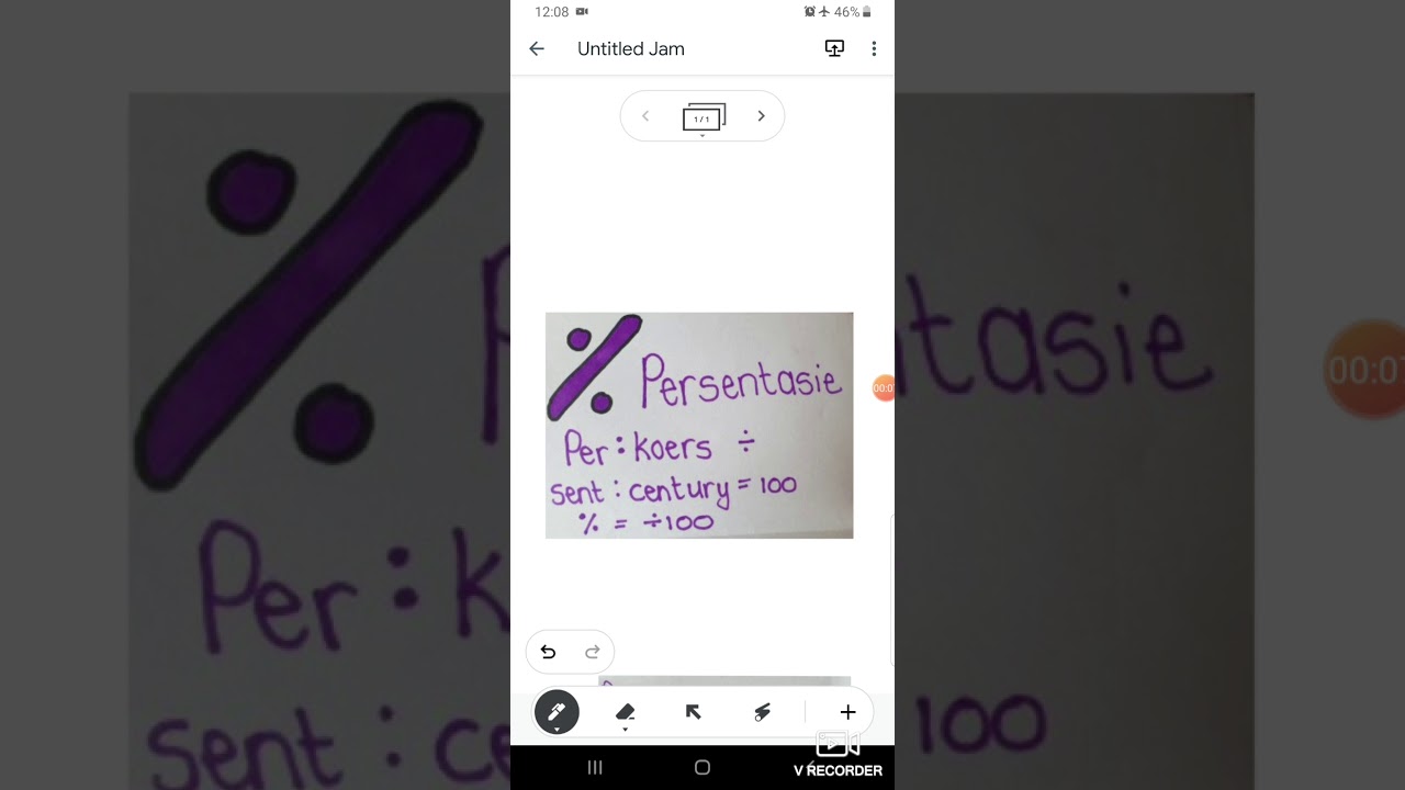 Wiskunde in Afrikaans - Persentasies