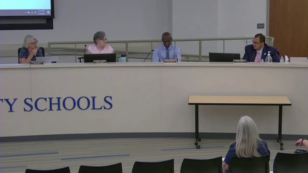 Boone County School Board Meeting For July 2022