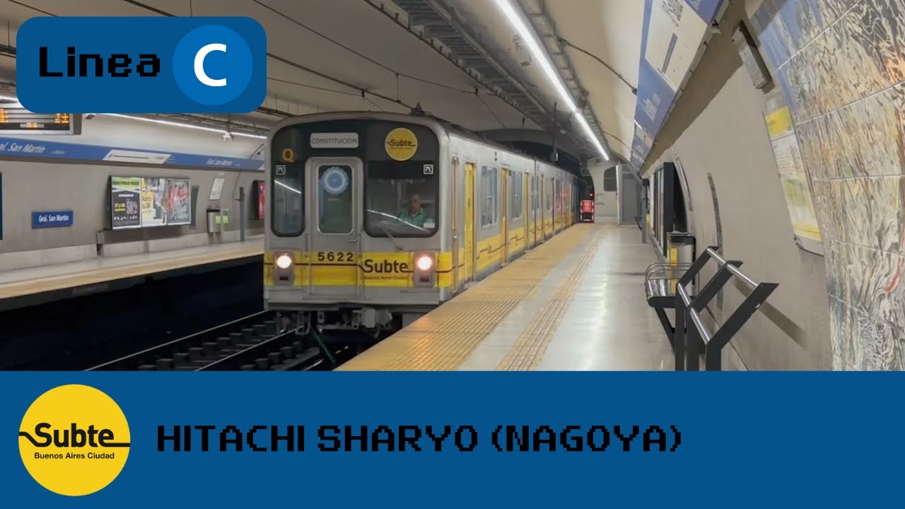Hitachi Nippon Sharyo 5000 (Nagoya) | Línea C Subte de Buenos Aires