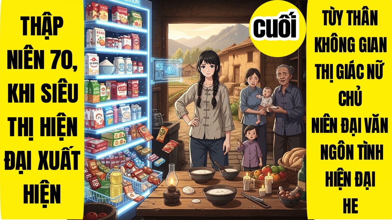 CUỐI: Thập Niên 70, Khi Siêu Thị Hiện Đại Xuất Hiện, Tùy Thân Không Gian, Xuyên Việt, Ngôn Tình