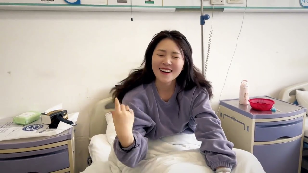 媳妇得结肠炎将近五天没有进食 晚上开始清肠 老公各种担心