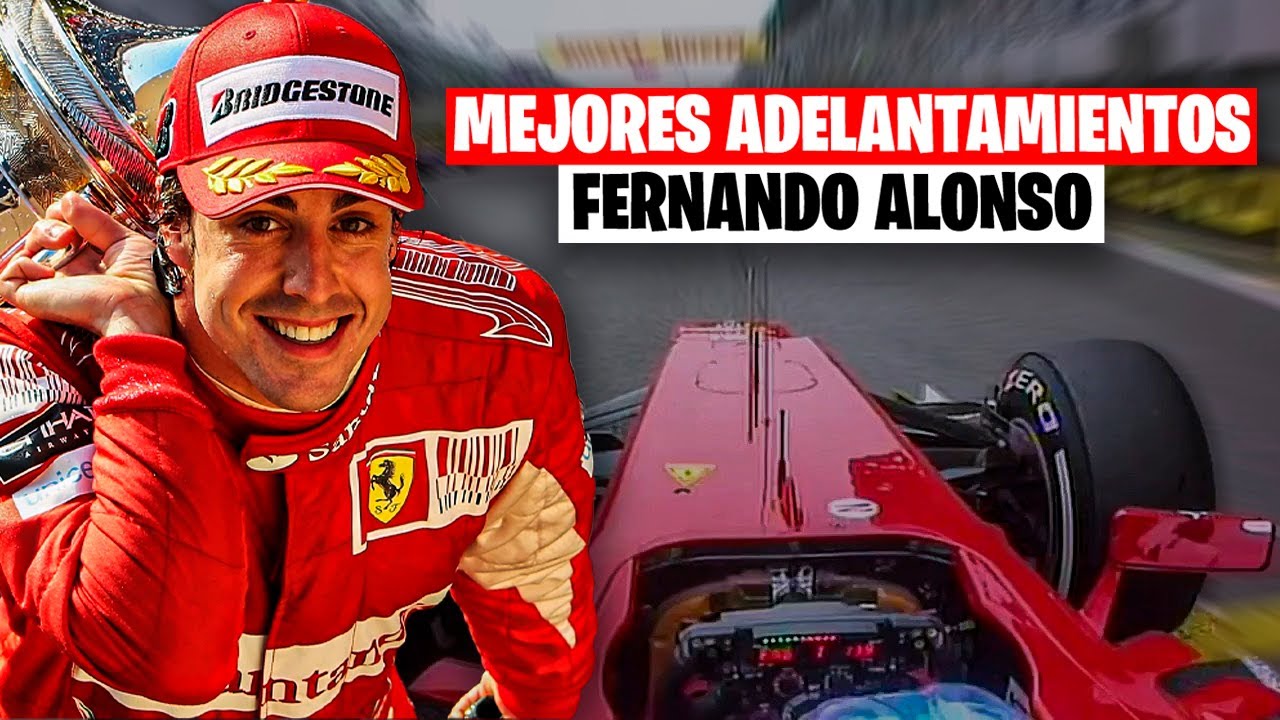 MEJORES ADELANTAMIENTOS DE FERNANDO ALONSO 🔥💥 || Narración ANTONIO LOBATO⚡
