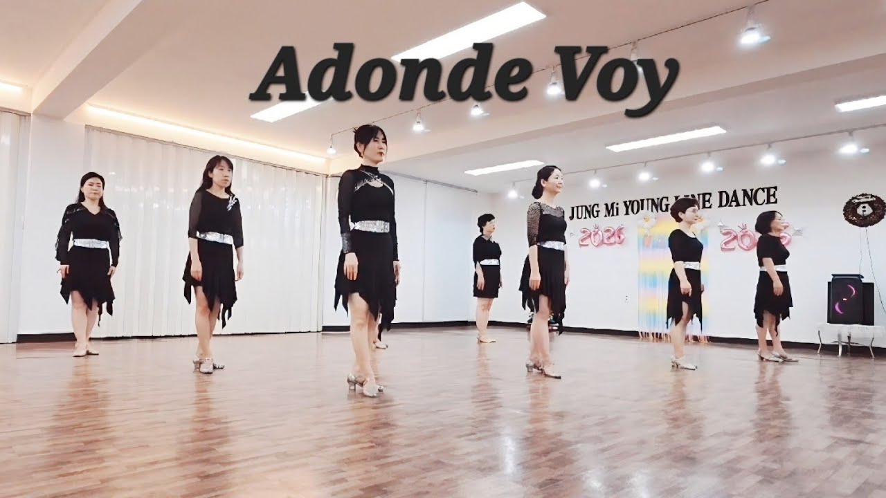 Adonde Voy Line Dance#정미영의라인댄스#화곡역3번출구#강서구라인댄스#나누리동호회#리뷰클래스#달빛라인동호회#아미고라인동호회