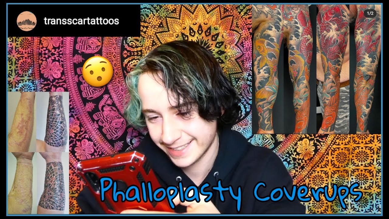Trans Man Reacts to Phalloplasty Scar Coverup Tattoos