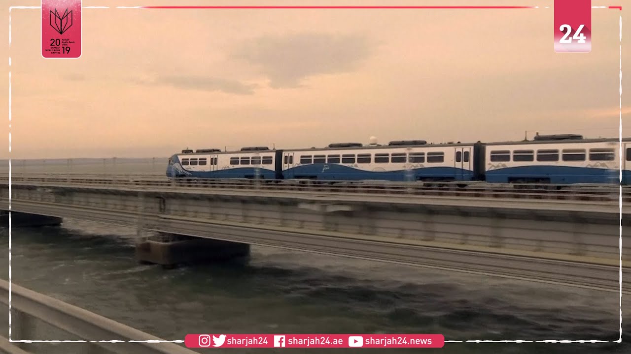 Putin takes first train across Crimea bridge