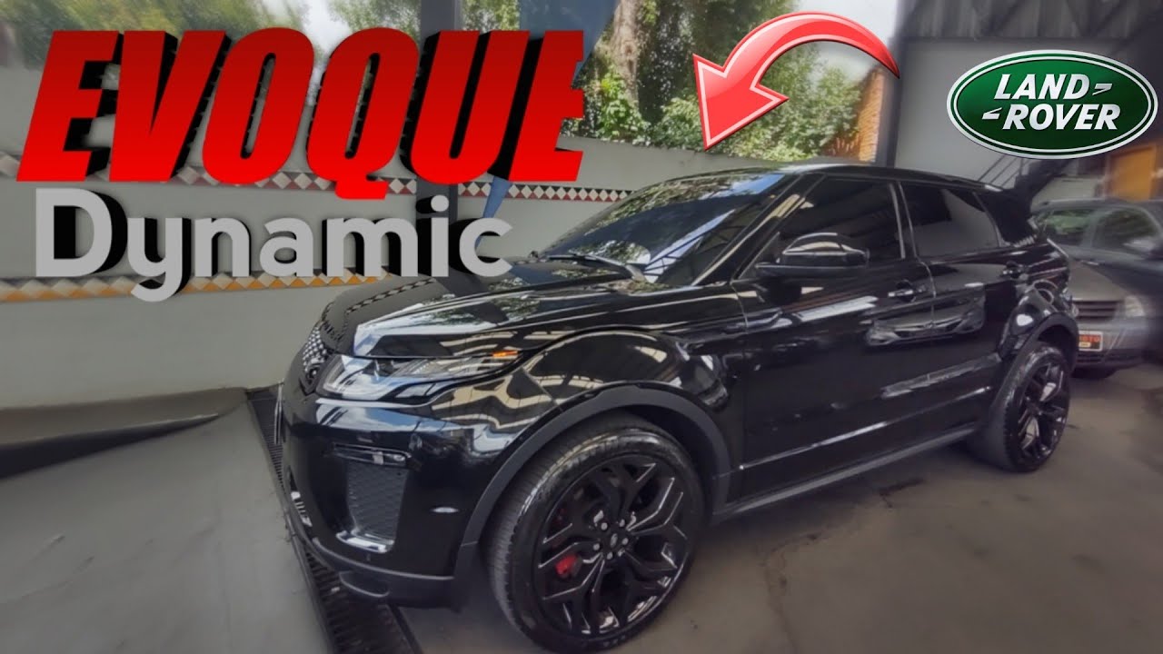 Range Rover  Evoque Dynamic 2018 - Todos os Detalhes do SUV BLACK...