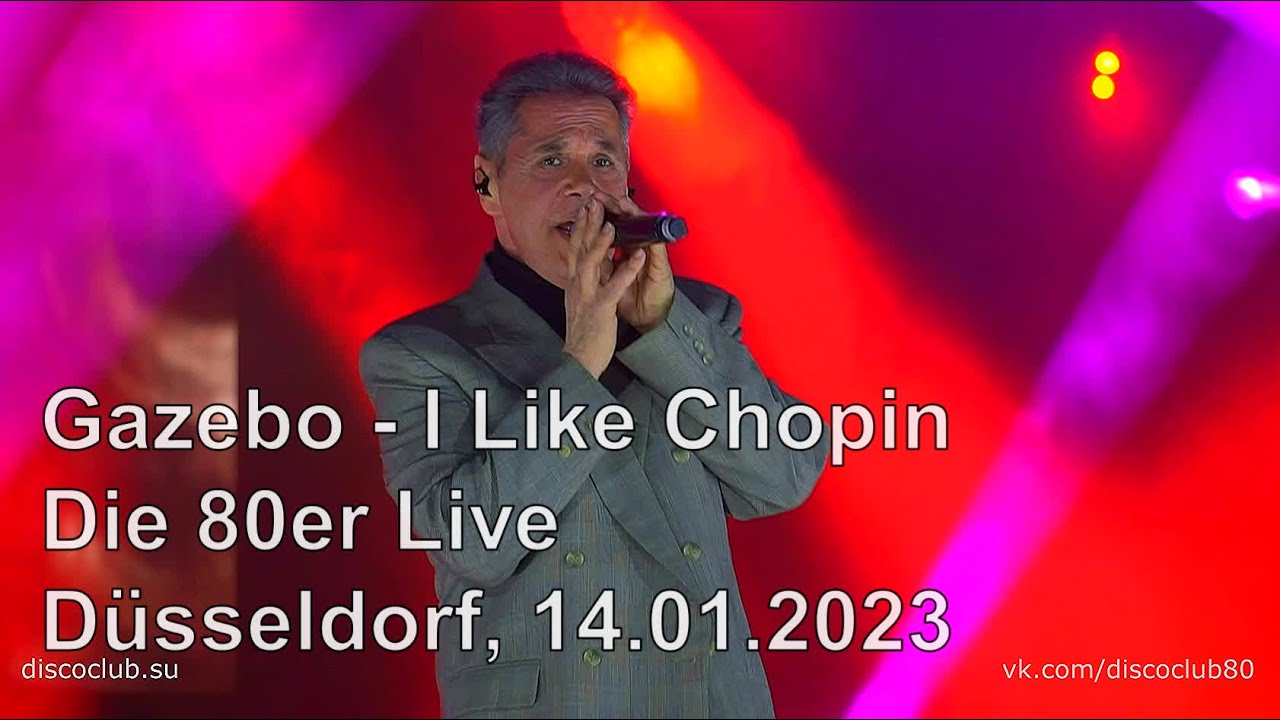 Gazebo - I Like Chopin / Die 80er Live, Düsseldorf, 14.01.2023