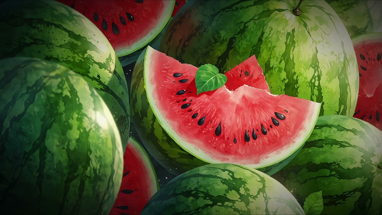 Watermelon Vibes: Soothing Music for a Refreshing Snack