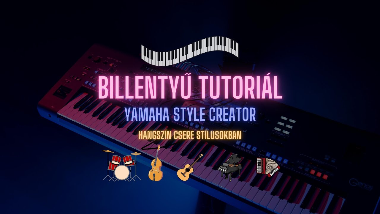 Yamaha Style Creator - Hangszín csere a stílusokban