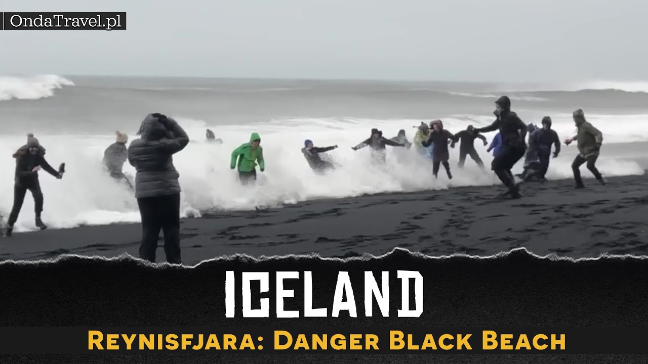 🚫Black Sand Beach of Iceland 🌊 Idiots at Reynisfjara  THE MOST DANGEROUS BEACH IN ICELAND