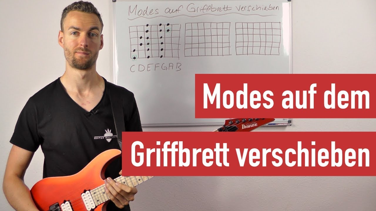 E-Gitarre lernen - Q&A zu den Modes - So verschiebst du die Modes auf dem Griffbrett