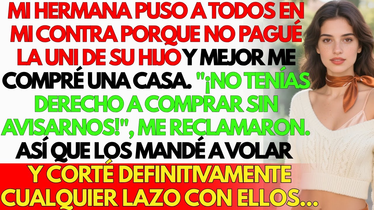 Comí Sopa 5 Años Para Comprar Mi Casa — Mi Hermana Quería Ese Dinero Para La Anáhuac