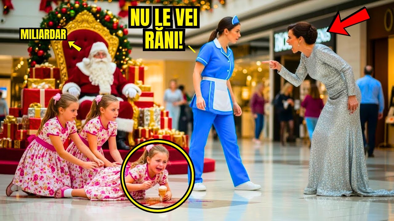 MILIONARUL SE DEGHIZEAZĂ ÎN MOȘ CRĂCIUN ȘI VEDE BONĂ SALVÂND TRIPLETELE DE LOGODNICA CRUNTĂ