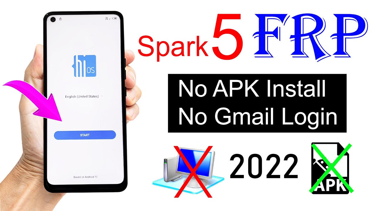 Tecno SPARK 5 Google Account Unlock 2022 (without pc)