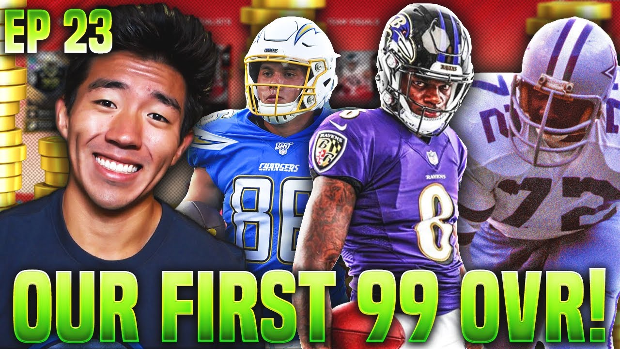WE GET OUR FIRST 99 OVR PLAYER! NO MONEY SPENT EP.23 Madden 20