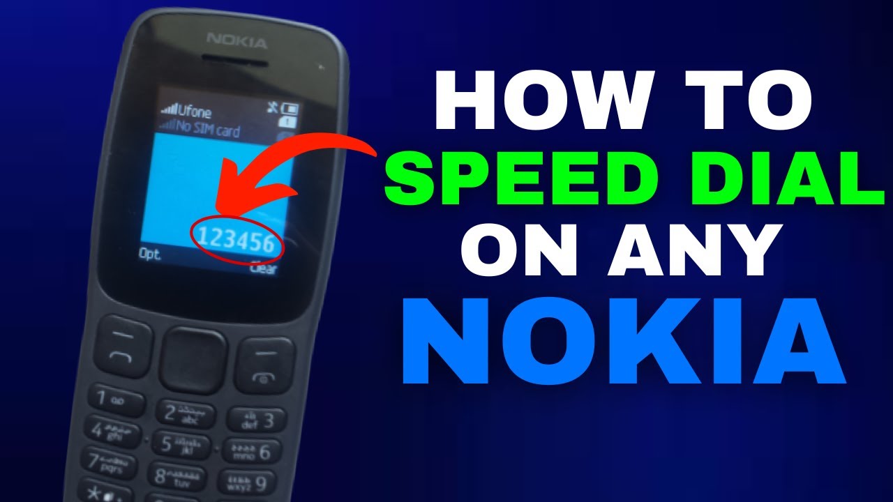 How to Dial Number on Nokia | How to Speed Dial on Nokia