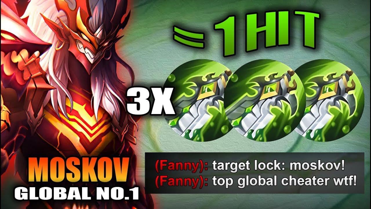 FINALLY!! TRY THIS NEW MOSKOV 1 HIT BUILD 2024!! ( insane damage💀 ) - MLBB (ENEMY TARGET LOCKED ME!)