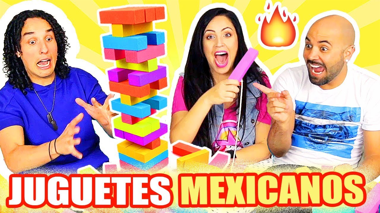 PIRINOLA, JENGA, CANICAS?! Juegos Mexicanos! PLAY SandraCiresArt ft LOS RULES