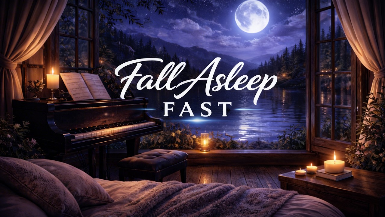 Fall Asleep Fast - Soft Piano Deep Sleep Music
