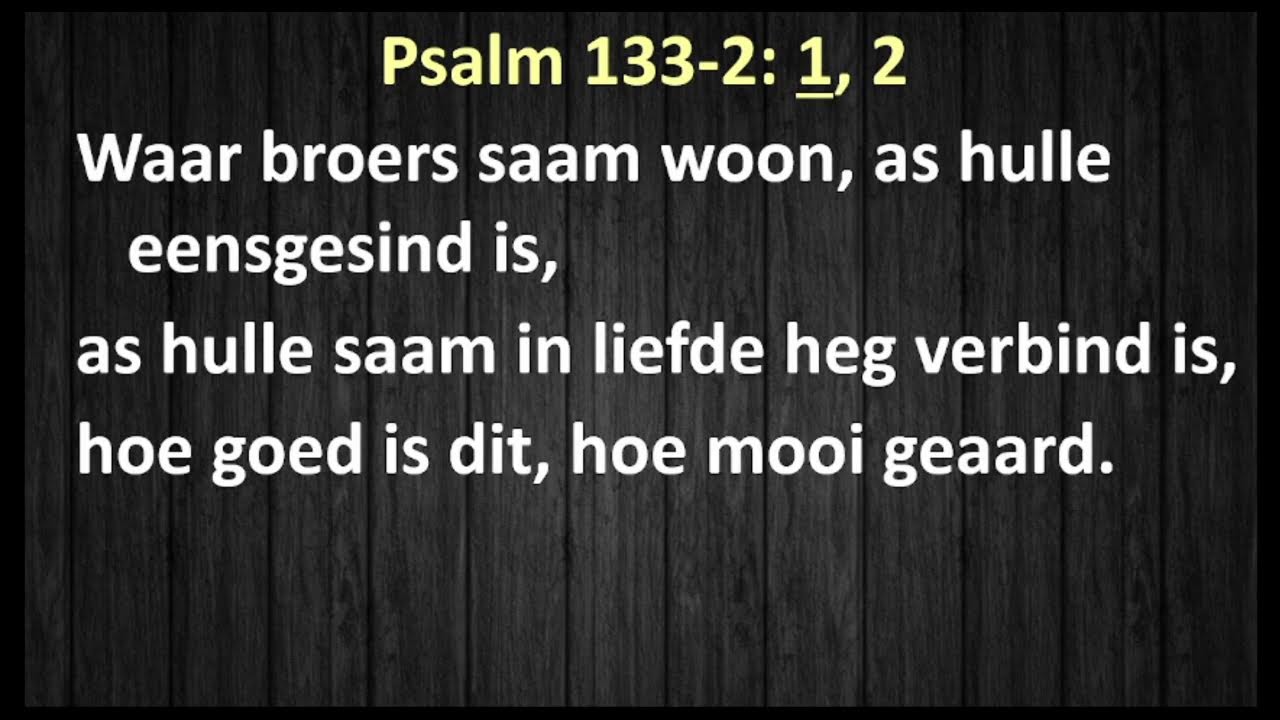 Oggend Erediens - 15 Februarie 2026