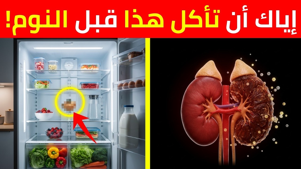 إذا كان عمرك أكثر من 60 عاماً: لا تأكل هذا أبداً ليلاً وإلا ستدمر كليتيك