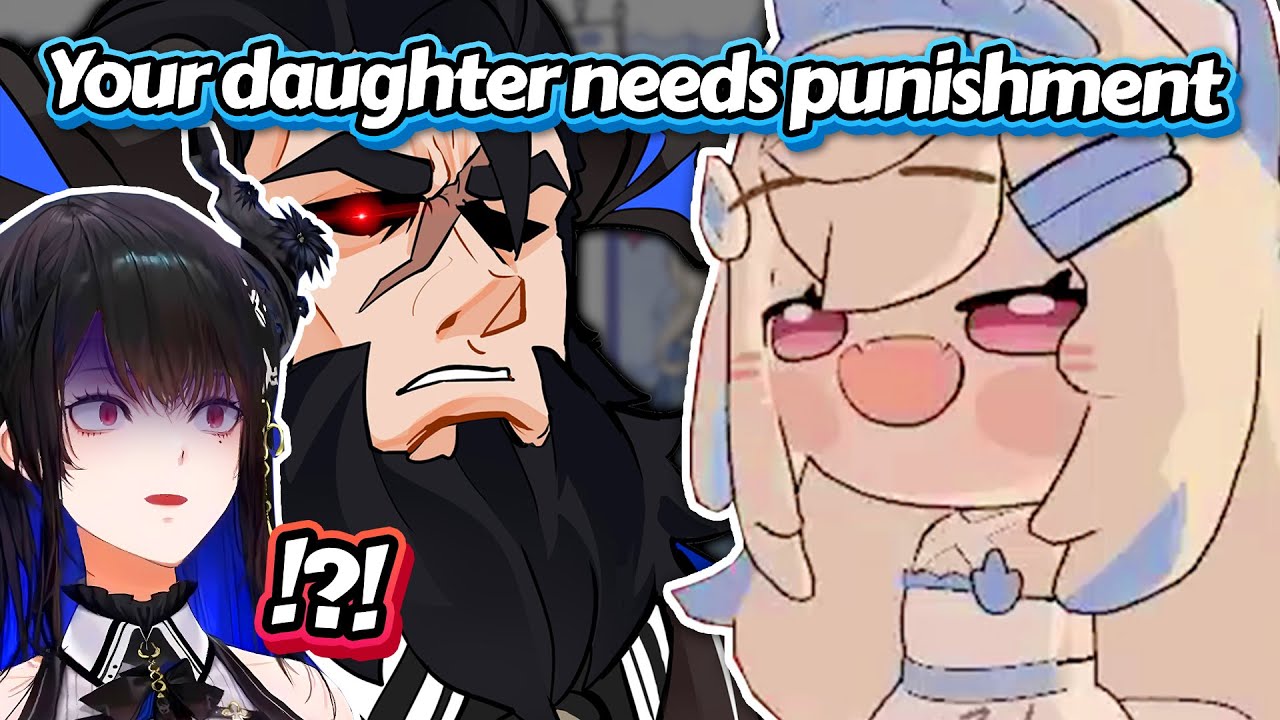Fuwawa is such a hater, she wants to call Nerissa's dad just to hate on her 😭