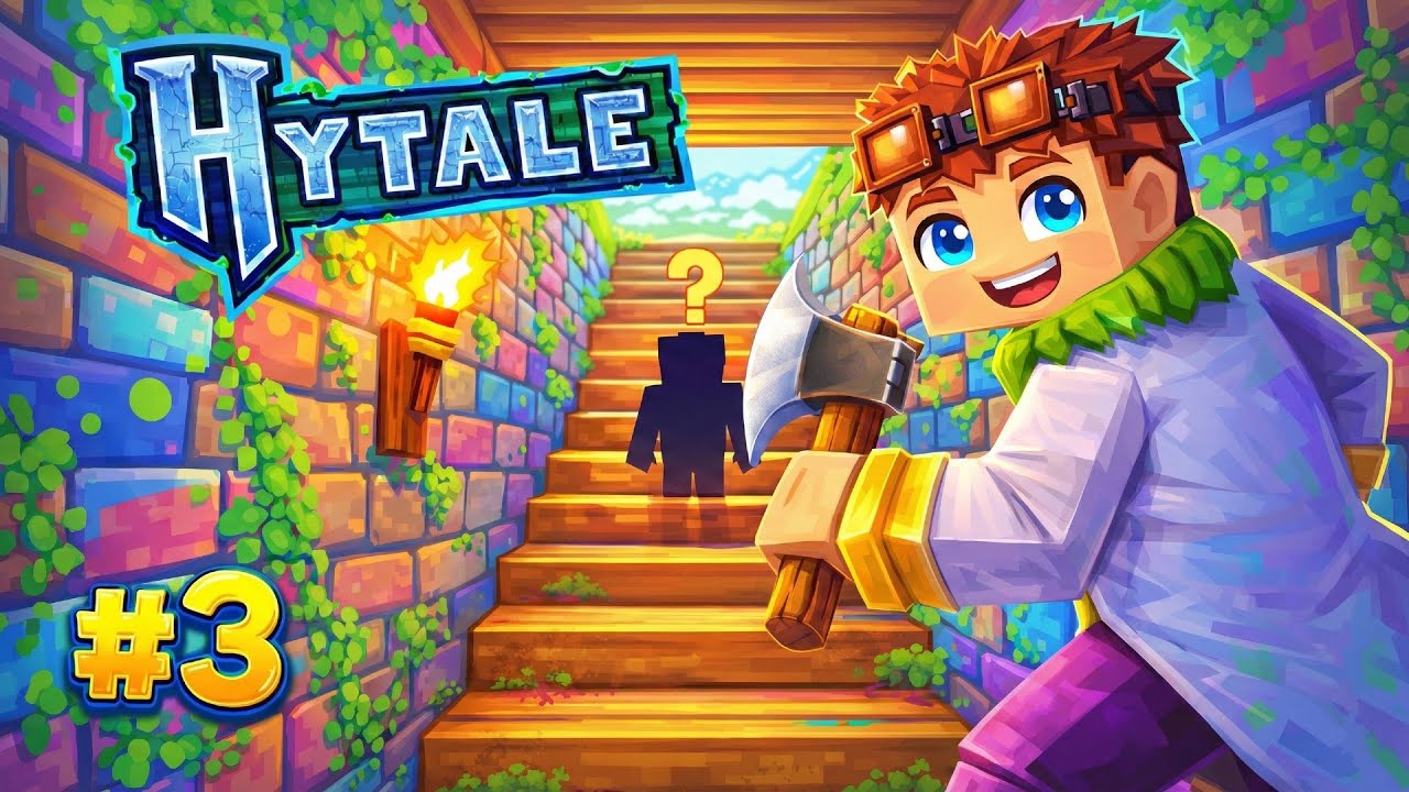 EL BUG de la ESCALERA TROLL Hytale #3 Vuelven los noobs