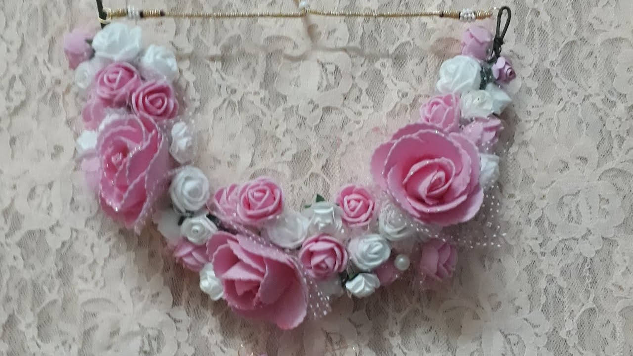 D.i.y how to make handmade artificial flowers flower jewellery 2021