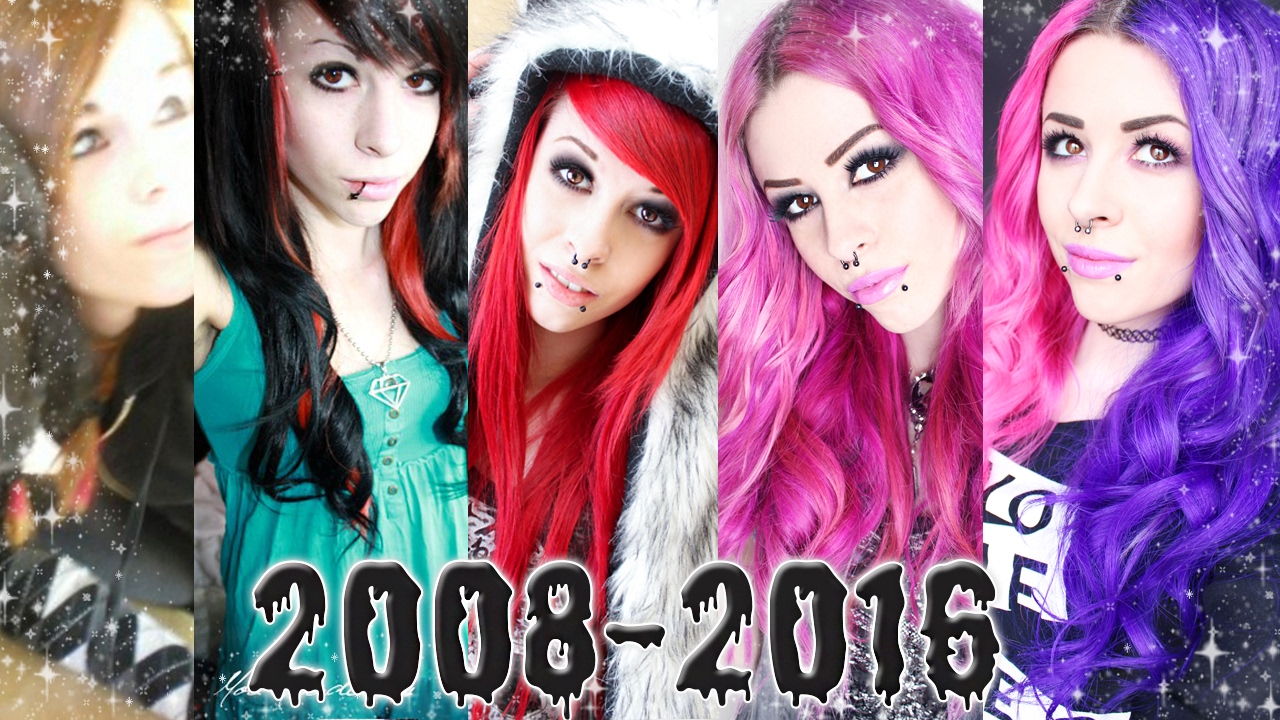 HAIR TIMELINE 2008-2016