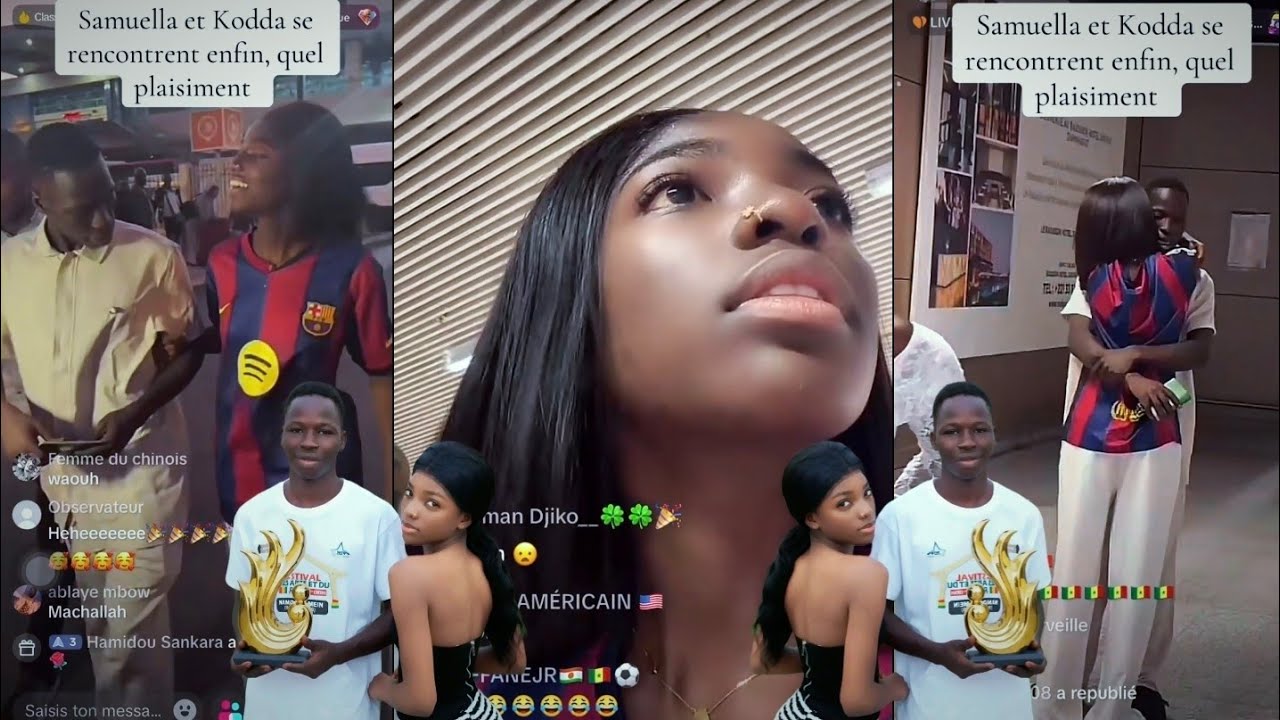 🚨🥰Enfin Samuella et Kodda se rencontrent à l'aéroport bandiyagal ce soir machalah 😂🤣
