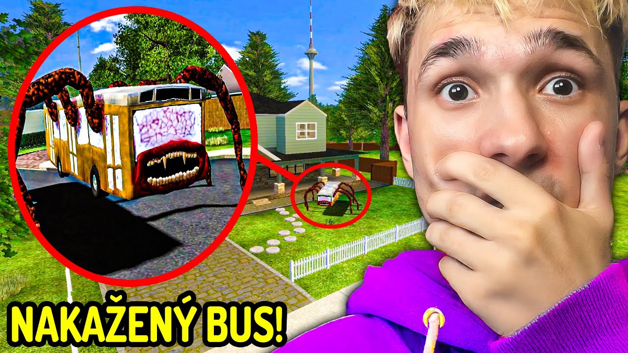 DRON ZACHYTIL NAKAŽENÝ ŠÍLENÝ AUTOBUS PŘED MÝM DOMEM! (Garrys Mod)
