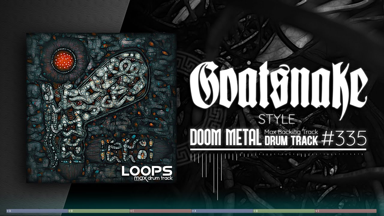 Doom Metal Drum Track / Goatsnake Style / 70 bpm