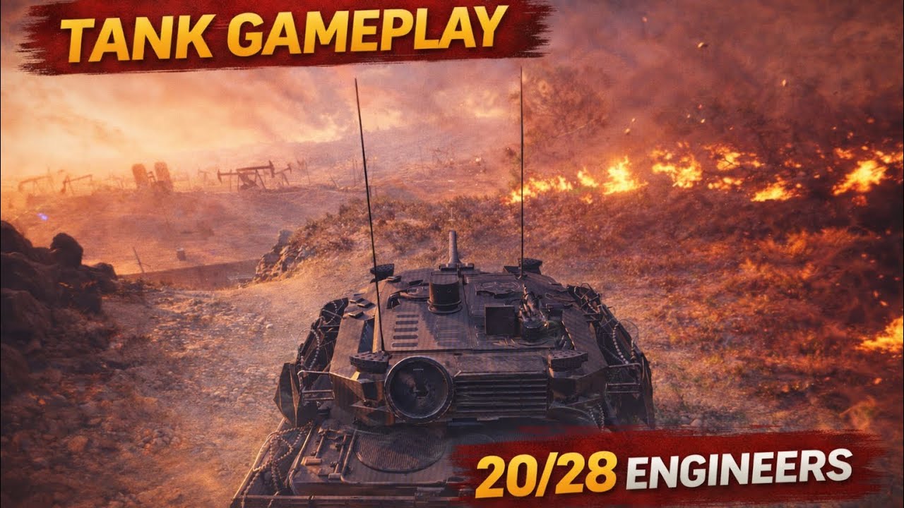 Tank Gameplay VS Team Full Of Engineers | Battlefield 6