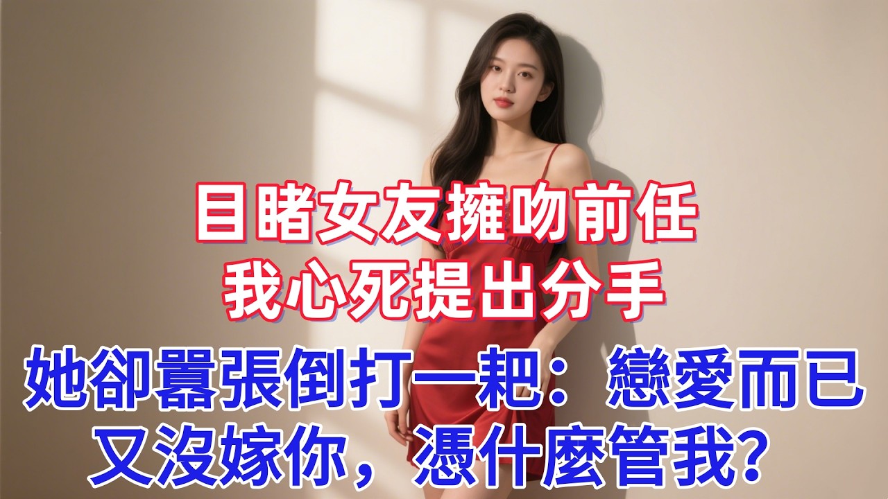 目睹女友擁吻前任，我心死提出分手，她卻囂張倒打一耙：戀愛而已，又沒嫁你，憑什麼管我？