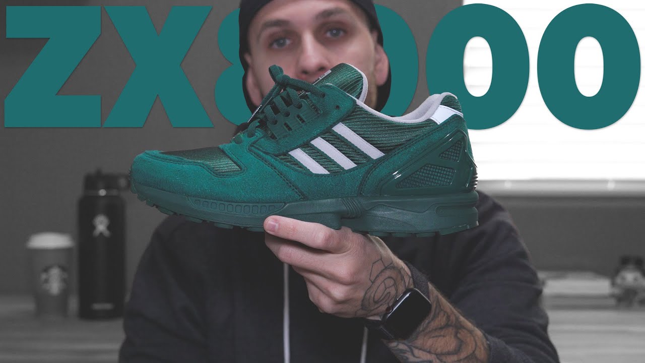 ADIDAS ZX 8000 COLLEGIATE GREEN REVIEW & ON FEET