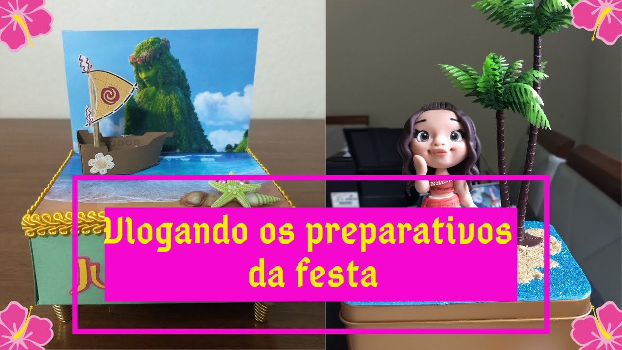 VLOGANDO OS PREPARATIVOS DA FESTA MOANA - PARTE 5 - #JULIAFAZ6