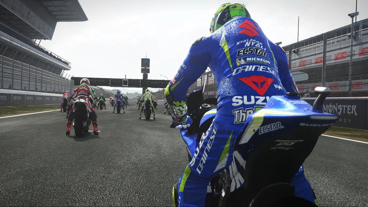 MotoGP 17 - Suzuki GSX-RR - Wet Track Gameplay (PC HD) [1080p60FPS]