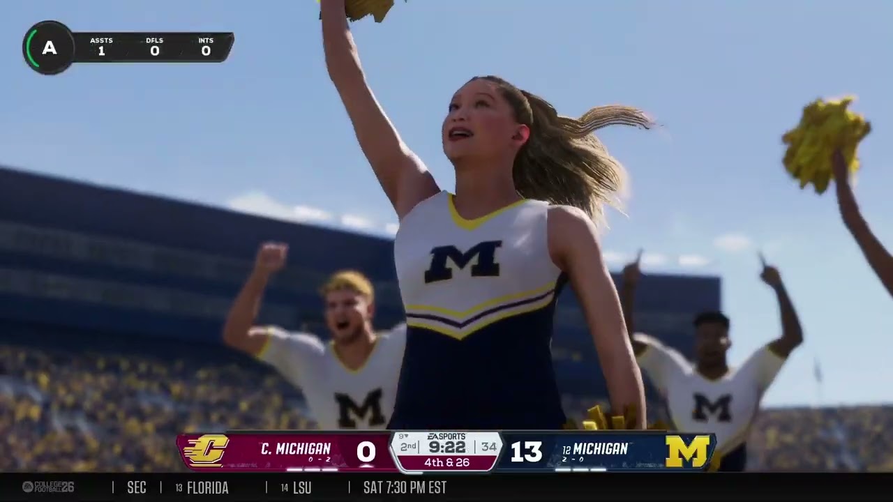 Episode #281 | KING QUANNY DOMINATES AT THE BIG HOUSE 🏟️ | #12 Michigan vs Central Michigan | CFB 26