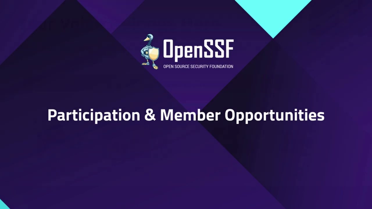 Как принять участие в OpenSSF: преимущества для членов, рабочие группы и способы внесения вклада.