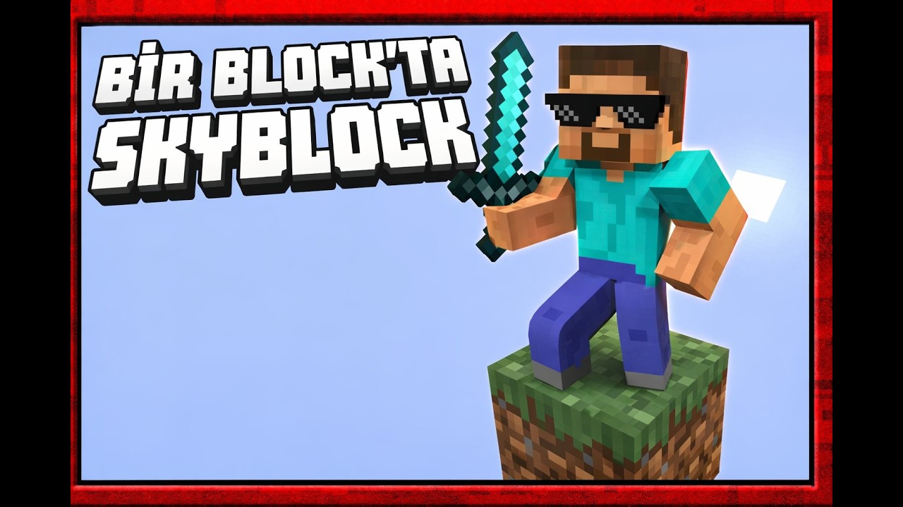 MİNECRAFT - TEK BLOKTA HAYATTA KALMA! #1 #live #minecraft