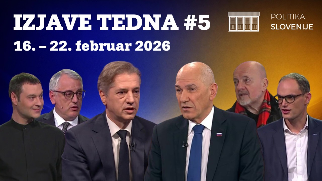 IZJAVE TEDNA #5: Levo soočenje RTV, kibernetski napad & cigo jedan (25.2.2026) | Politika Slovenije