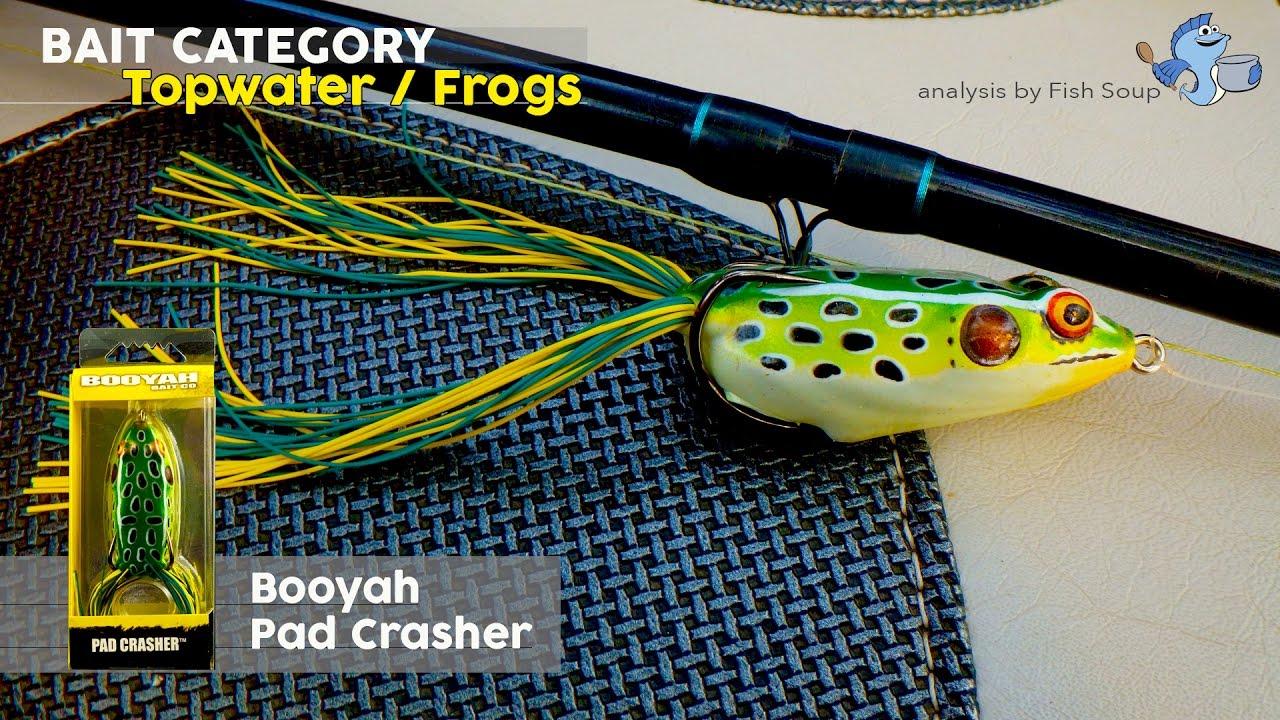 Booyah Pad Crasher - Topwater Frog Unbiased Bait Review by Fish Soup