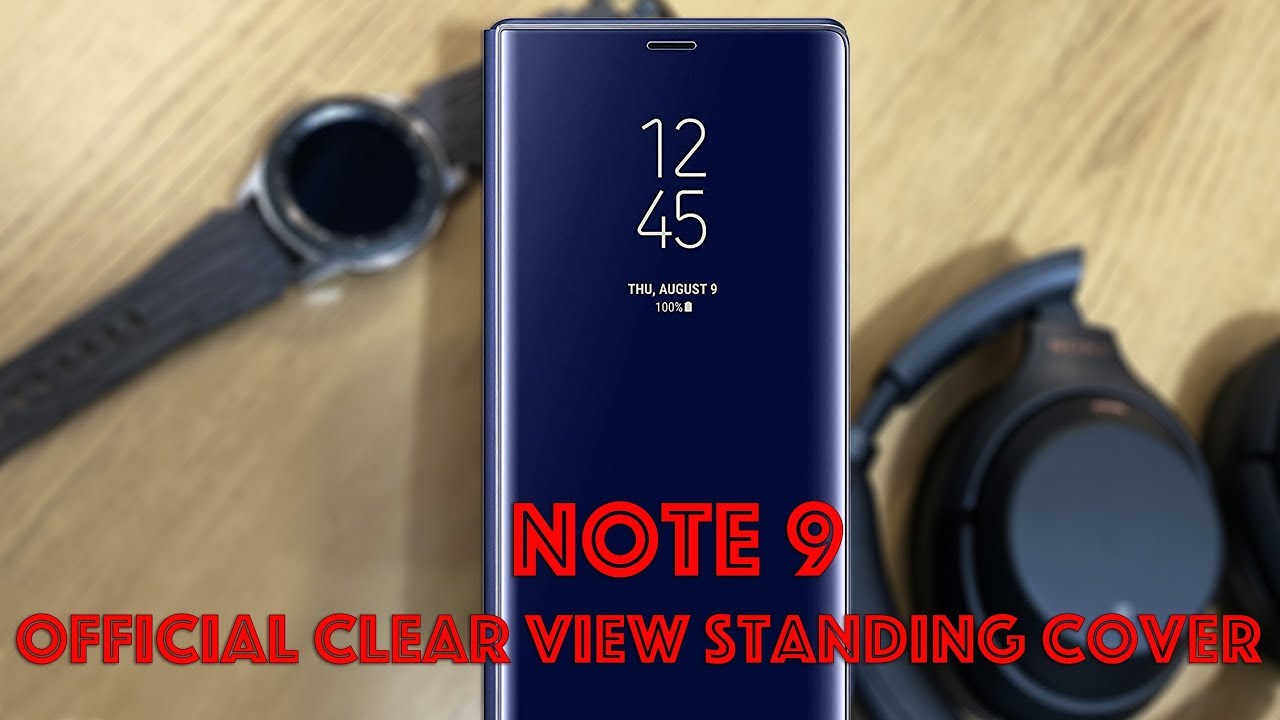 Official Samsung Galaxy Note 9 Clear View Standing Cover